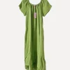 3429 Off-Shoulder Dress, Olive