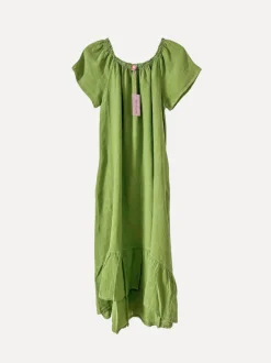 3429 Off-Shoulder Dress, Olive