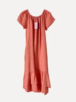 3429 Off-Shoulder Dress, Tomato