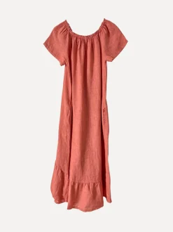 3429 Off-Shoulder Dress, Tomato