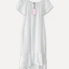 3429 Off-Shoulder Dress, White