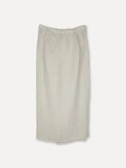 7218 Omlott Linen Skirt, Beige