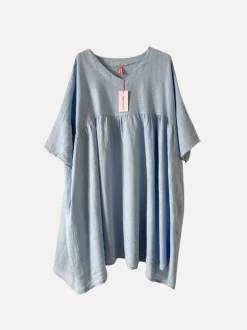 700 Oversized Dress, Sky Blue