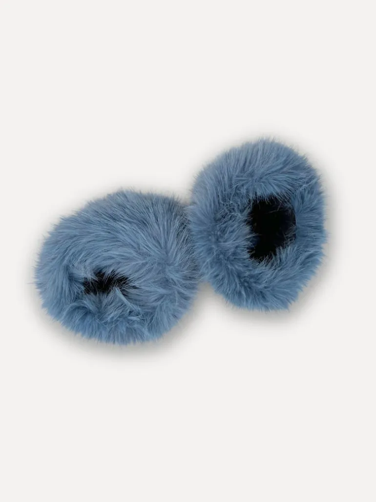 Paw Wrist Warmers, Sky Blue
