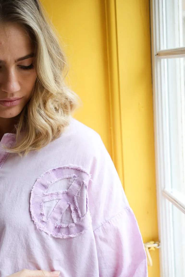 Peace Forever Shirt, Lilac