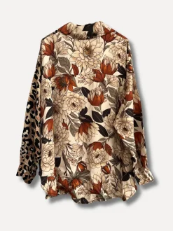 Peony Afternoon Blouse, Beige