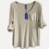 Ribb Basic T, Beige