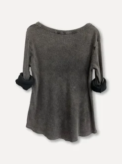 Ribb Basic T, Washed Black