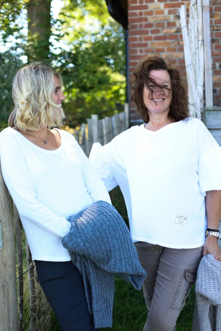 Ribb Basic T, White