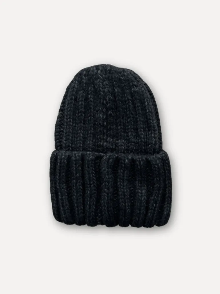 Ribb Capotto Beanie, Black