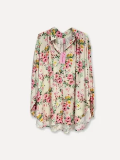 Rimini Viscose Oversize Blouse, Off White