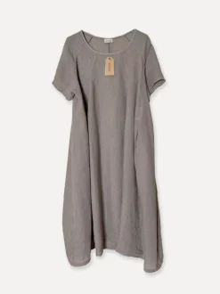 Rosa Wild Attitude Linen Dress, Taupe