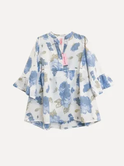 Rosyposy Love Blouse, White/Blue