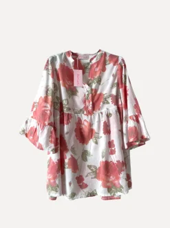 Rosyposy Love Blouse, White/Coral