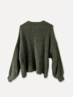 72610 - Round Neck Spring Sweater, Army