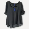Secret Lace Shirt, Black