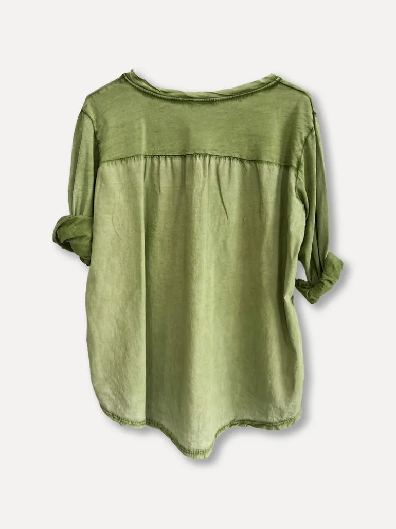 Secret Lace Shirt, Green