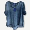 Secret Lace Shirt, Navy