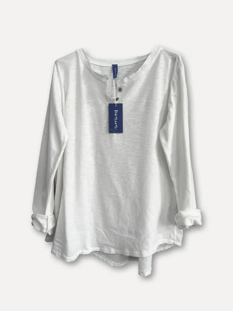 Secret Lace Shirt, White