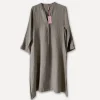 7023 Short Dress, Taupe
