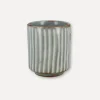 Stripe Latte Mug, Grey