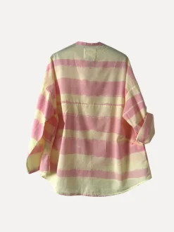 Striped Sunshine Shirt, Lemon/Pink