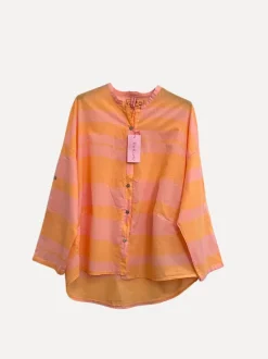 Striped Sunshine Shirt, Pink/Orange