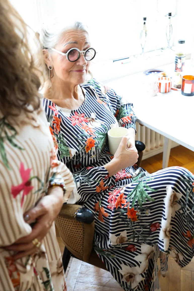 Sunday Kind of Love Dress, Dark Blue/Mixed Colours