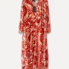 Sunny Cloud Dress, Red