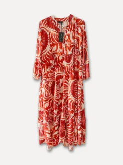 Sunny Cloud Dress, Red