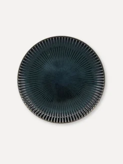 Svart Porslinstallrik - Klassisk Elegans