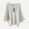 72630 - V-Neck Cosy Spring Jumper, Beige
