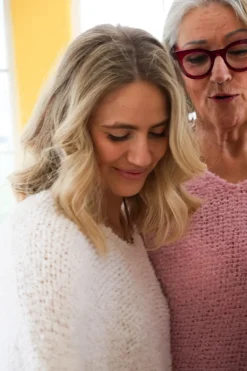 72630 - V-Neck Cosy Spring Jumper, Beige