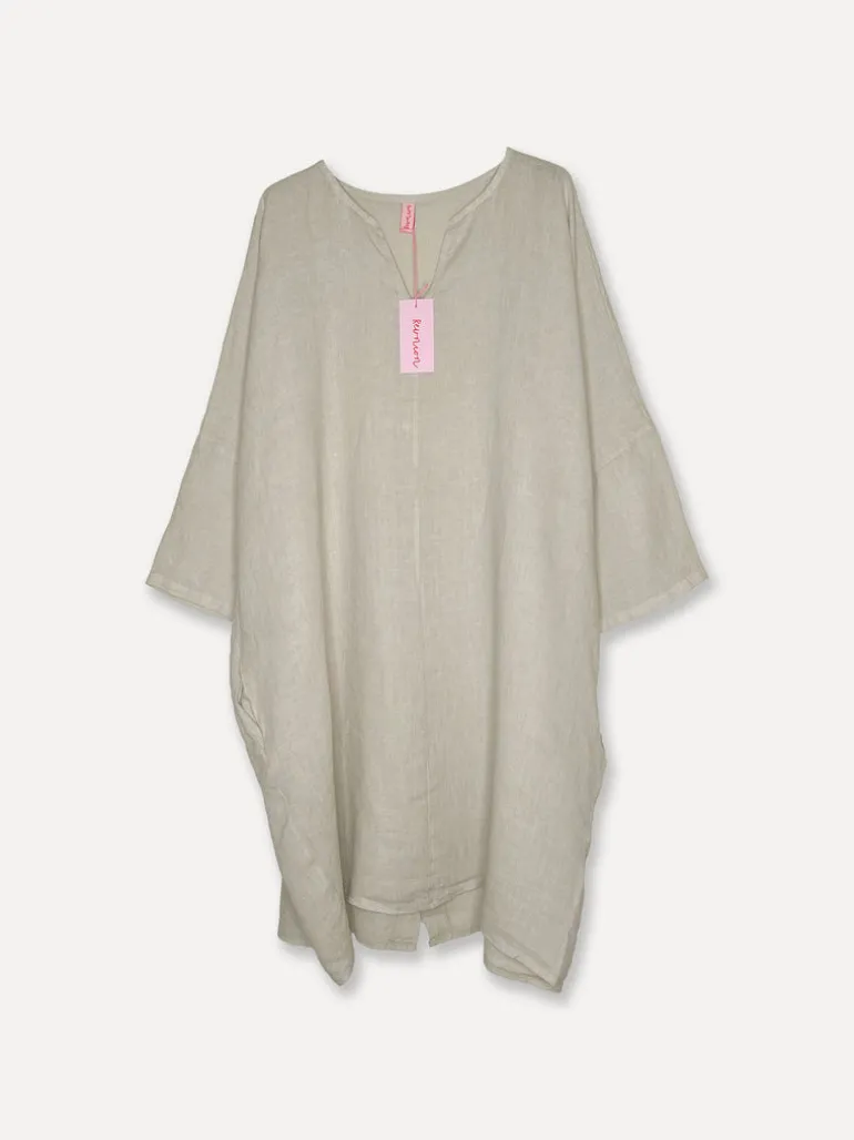 4975 V-Neck Tunic, Beige