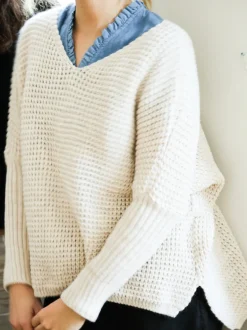 With Love Sweater, Beige