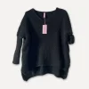 With Love Sweater, Black