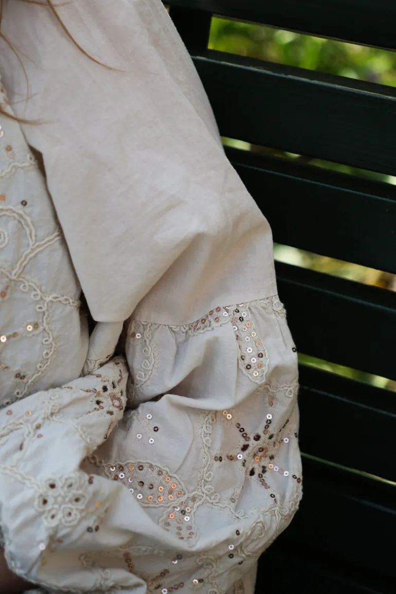 Wow Blouse, Beige