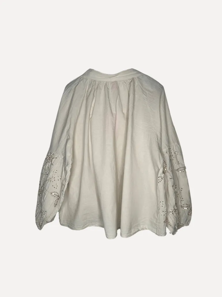 Wow Blouse, Beige