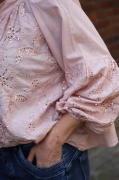 Wow Blouse, Dusty Pink