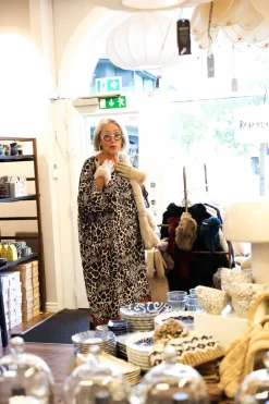 Zebra With Friends Dress, Black